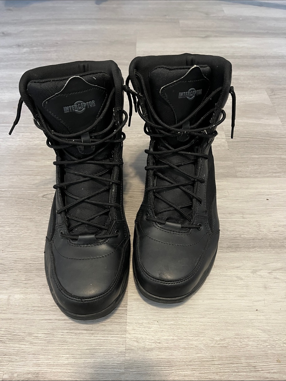 5.11 Tactical Black Interceptor Tactical Boots - Lace-Up Duty Style